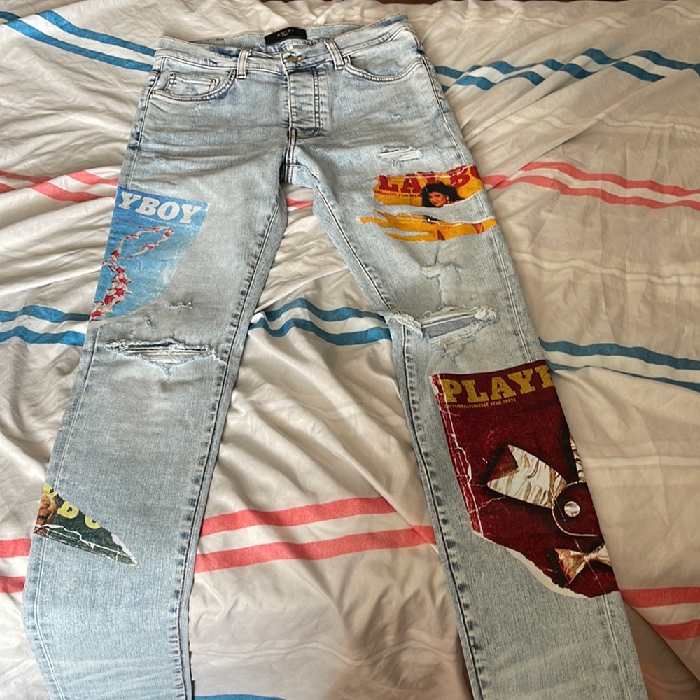 Amiri Jeans - Patch Work Design *NEVER WORN*